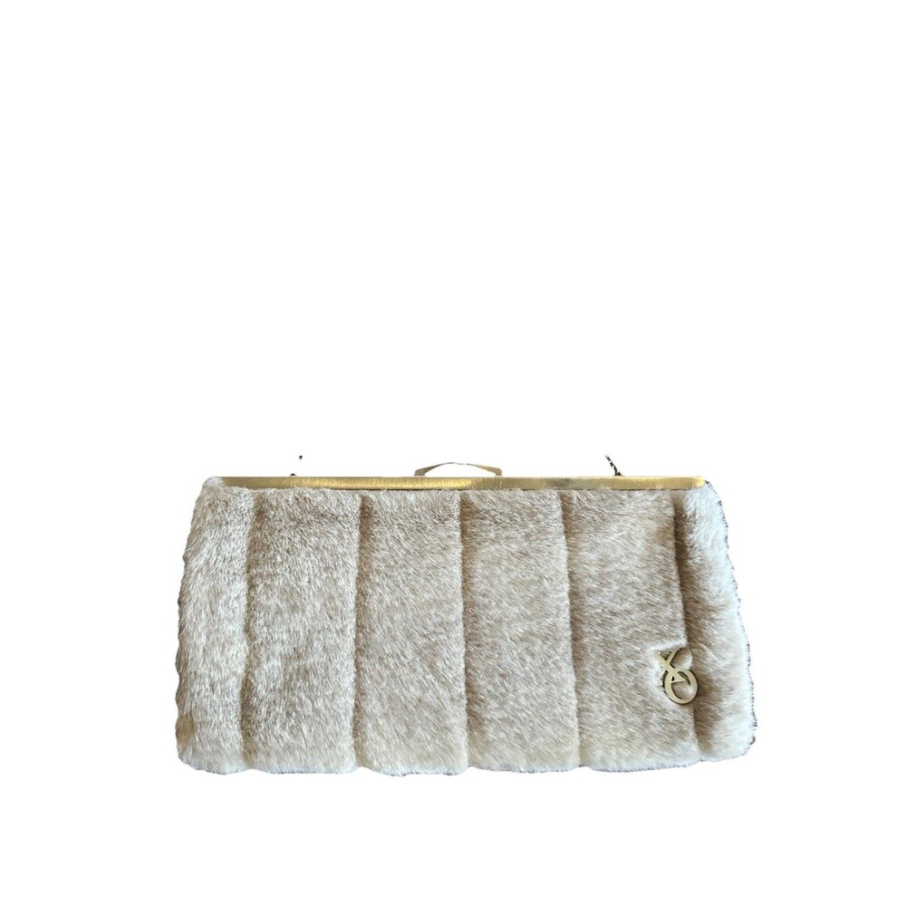 XOXO Faux Fur Evening Bag Hollywood Glam